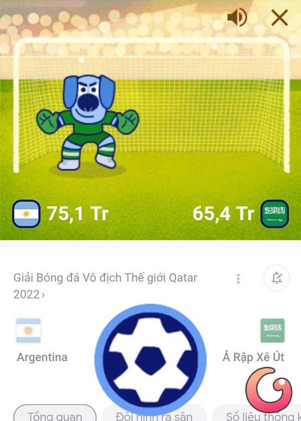 Chơi mini game World Cup 2022 Google Doodle