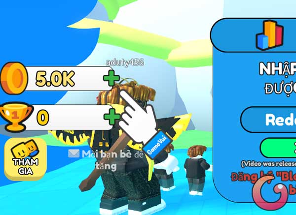 Nhập code thành công