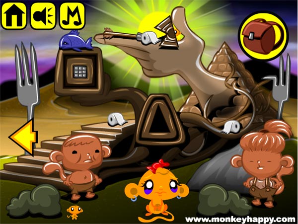 Chơi game Chú khỉ buồn 687 - GameVui