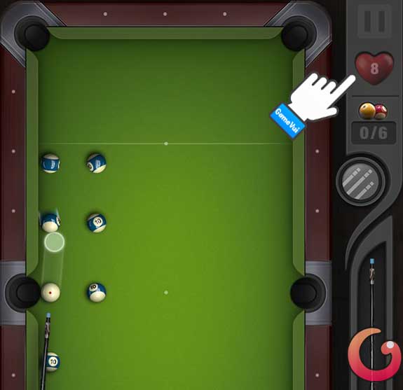 Giới hạn số lần chọc bóng bida