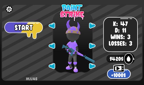 Chơi game Bắn súng sơn - GameVui