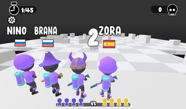 Mỗi đội sẽ có 4 người