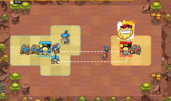 Chia nhiều đường để tấn công địch thủ