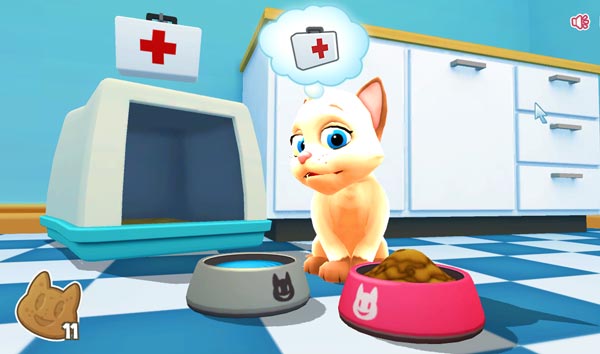 Mỗi 1 chú mèo lại cần được điều trị vết thương, uống nước hoặc ăn vì đói bụng