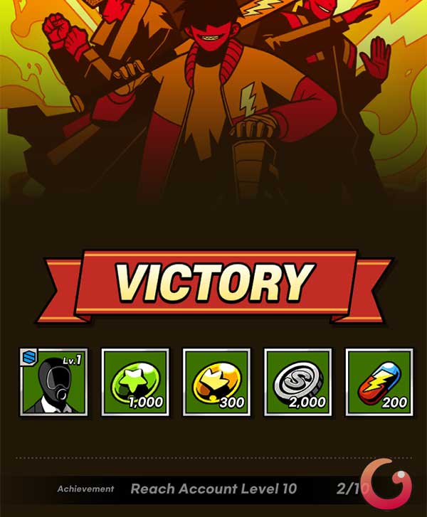 Bạn sẽ nhận phần thưởng sau khi chiến thắng