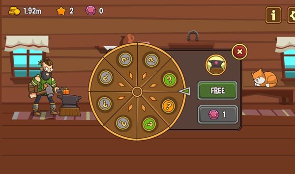 Đá quý thu thập được sẽ dùng để rèn vũ khí