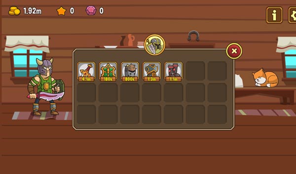 Các loại trang bị có bán trong Shop cửa hàng