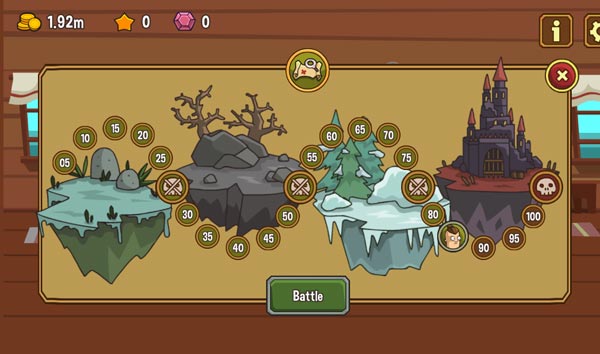 Có tổng cộng 100 cấp độ để thử thách người chơi