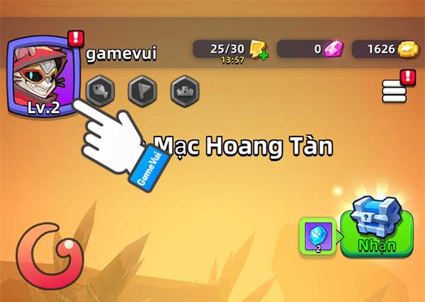 Chạm vào ảnh đại diện