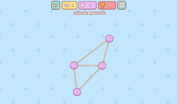 Đặt chúng ở vị trí phù hợp sao cho không sợi dây nào bị trùng, đè lên nhau