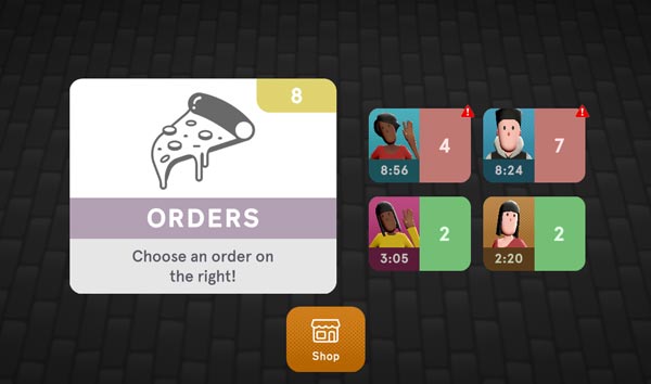 Nhận đơn order từ danh sách khách hàng