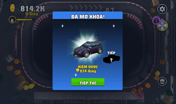 Mở khóa mẫu xe đua mới