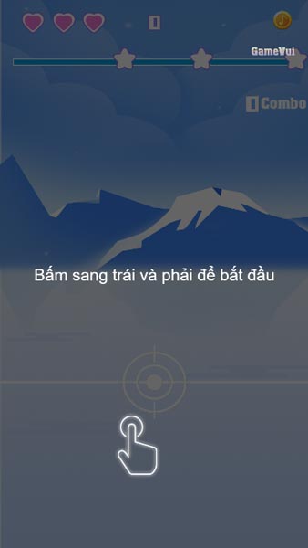 Bấm chuột hoặc chạm màn hình để điều khiển