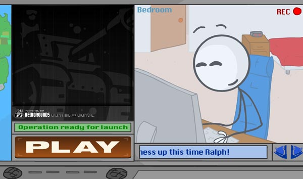 Chơi game Người que xâm nhập phi thuyền - GameVui