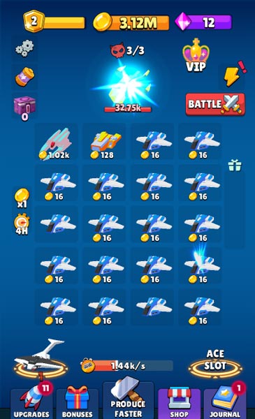 Chơi game Hợp nhất tàu vũ trụ - GameVui