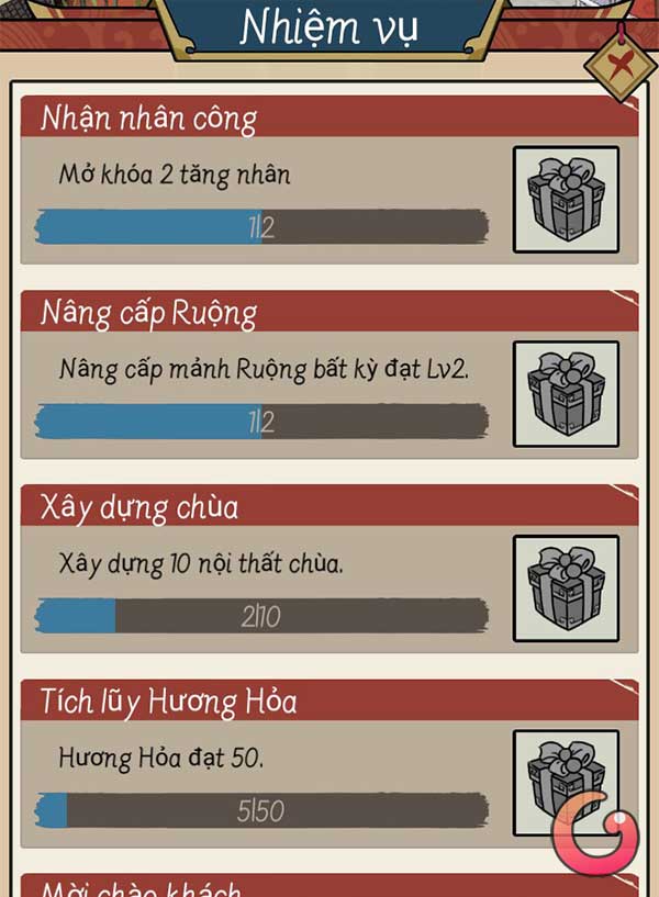 Hoàn thành nhiệm vụ