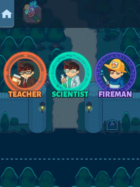 Chọn nhân vật bất kỳ để có được Magikmon đầu tiên tương ứng