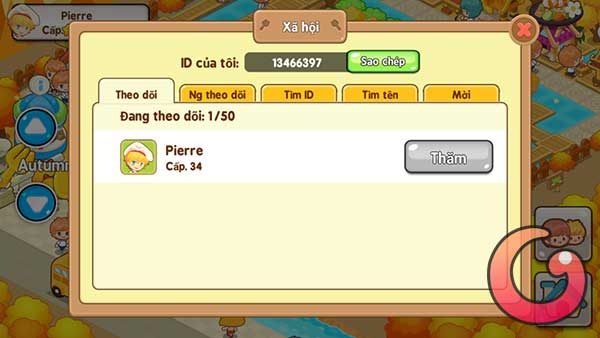 Kết nối với người chơi khác