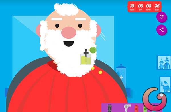 Ảnh tự sướng của ông già Noel