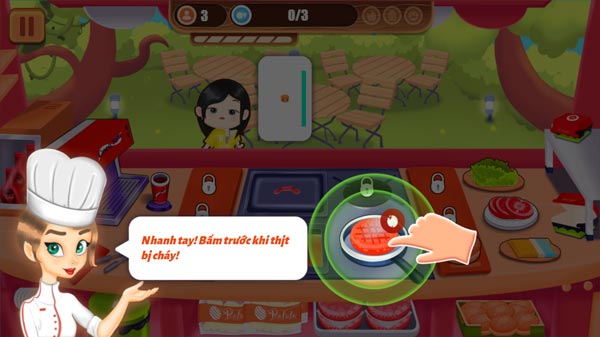 Nếu để đồ ăn bị cháy thì sẽ phải bỏ đi, gây ra sự lãng phí