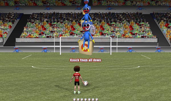 Chơi game Đá bóng với Huggy - GameVui