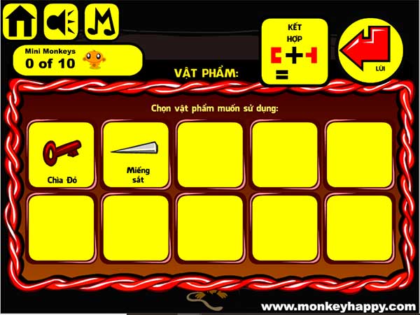 Các vật đã thu được