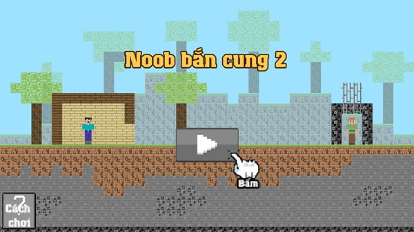 Chơi game Noob bắn cung 2 - GameVui