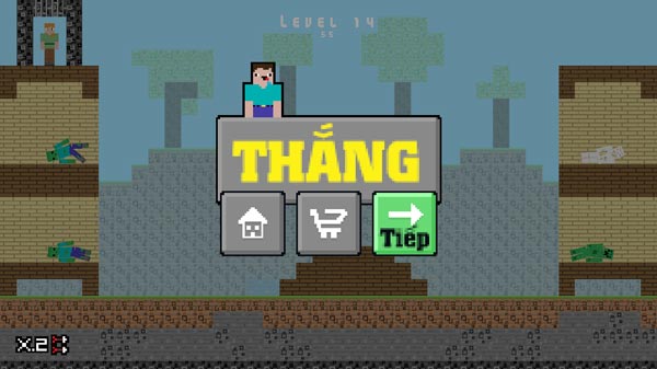 Giành chiến thắng mỗi cấp độ và giải cứu Alex