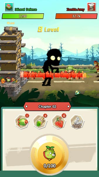 Chuẩn bị chiến đấu với đợt tấn công của Zombie