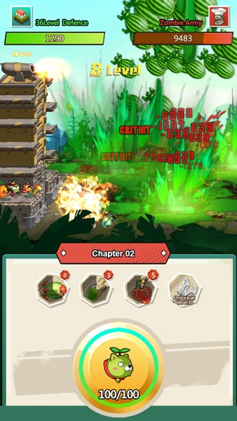 Sử dụng kỹ năng diện rộng để hạ gục lũ thây ma xác sống