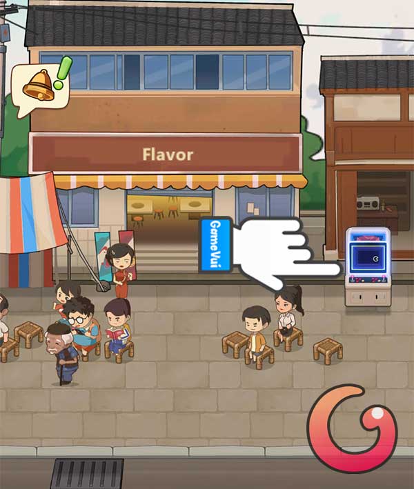 Chạm vào máy chơi game