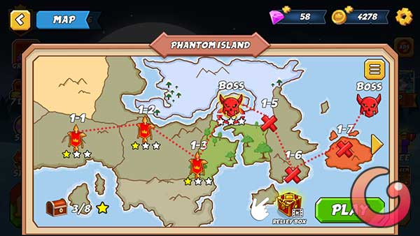 Bản đồ trong chế độ Campaign