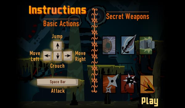 Hướng dẫn điều khiển Samurai Jack