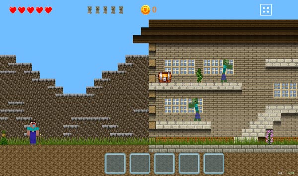 Chơi game Noob vs Zombie 3 - GameVui