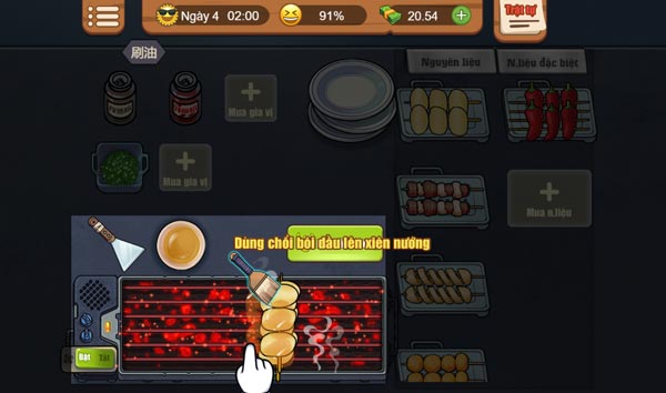 Thêm các loại gia vị, nguyên liệu theo đúng yêu cầu của khách