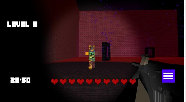 Các bạn hãy để ý đến khoảng cách xác sống và số đạn