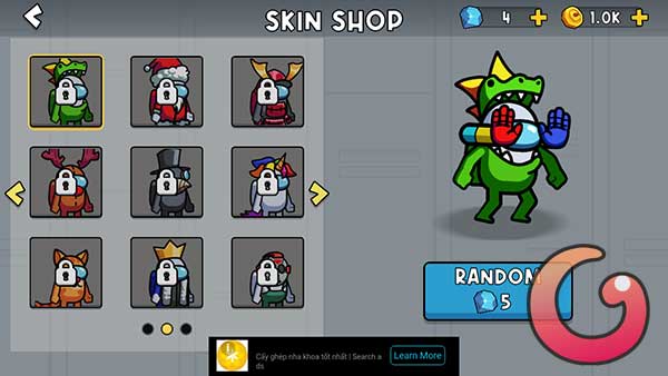 Mua skin mới