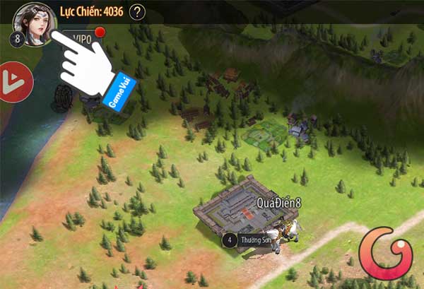 Chạm vào ảnh đại diện