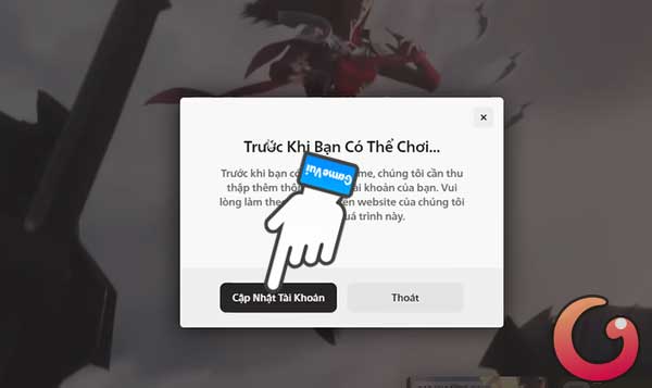 Cập nhật tài khoản