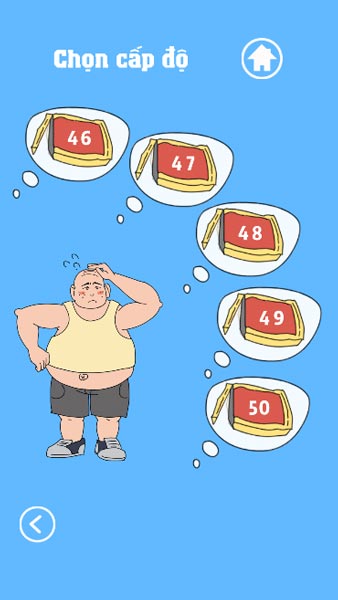 Có 50 level cấp độ để người chơi thử sức