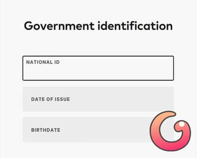 Điền ID quốc gia