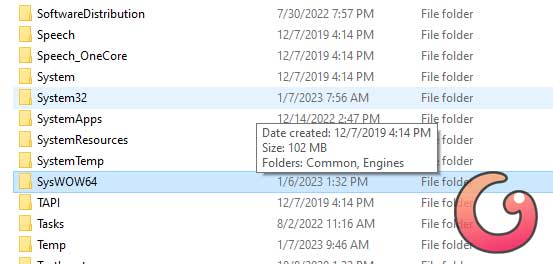 System 32 hoặc SysWOW 64