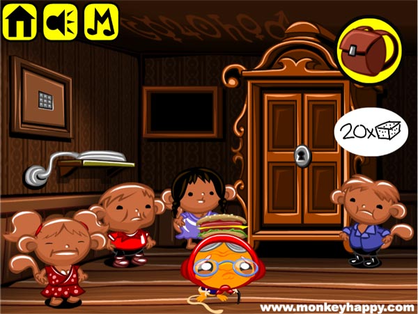 Hãy giúp những chú khỉ buồn tìm được lối đi bí mật