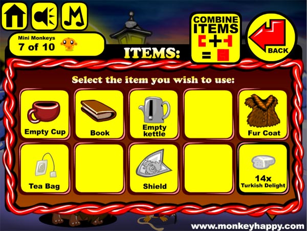 Thu thập các mảnh vật phẩm nhỏ khác nhau