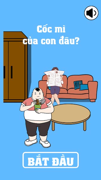 Chơi game Cốc mì của con đâu - GameVui
