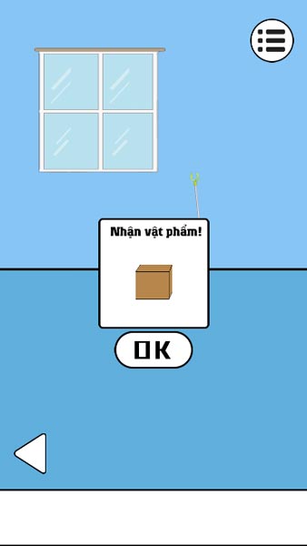 Tìm trong căn phòng xem những vật dụng gì có thể dùng được