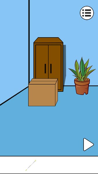 Đặt hộp cạnh tủ để giúp cậu bé đứng lên