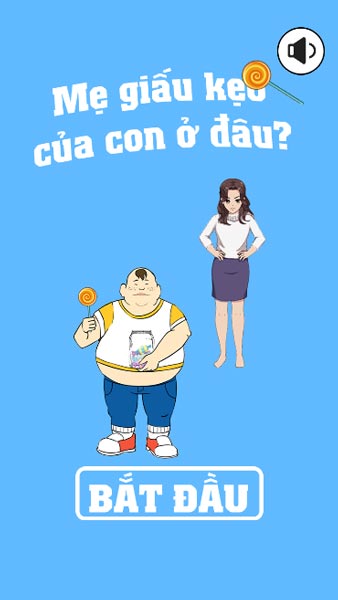 Chơi game Mẹ giấu kẹo của con ở đâu - GameVui