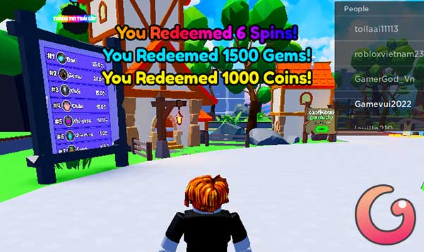 Phần thưởng nhận được