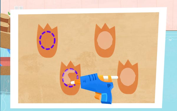 Vẽ và cắt bàn chân